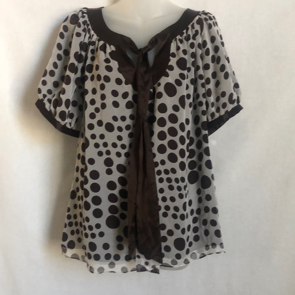 100% Silk Plus Size Blouse